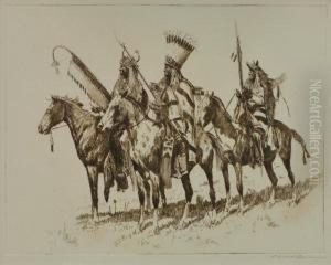 A Blackfoot Chief #2 by John Edward Borein
