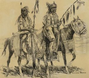 Going To The Pow-wow by John Edward Borein