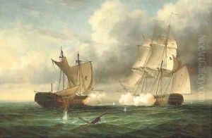 A naval engagement 2 by James Hardy Jnr