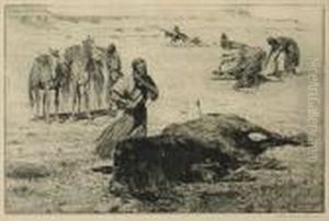 After The Buffalo Hunt by John Edward Borein