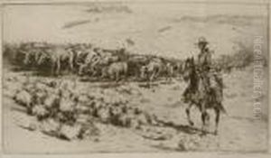 Trail Herd, No. 2 by John Edward Borein