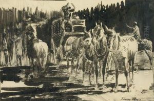 Stage Holdup by John Edward Borein