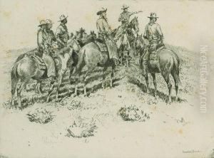 Splitting The Riders by John Edward Borein