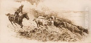 Wild Cattle #2 by John Edward Borein