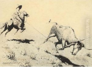 Any Native With His Lasso Can Always Get Beef by John Edward Borein