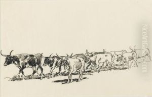 Standing Herd by John Edward Borein