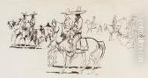 Study Of Vaqueros - view 1