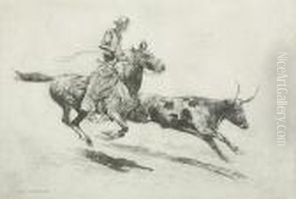 Headin' A Steer, No. 2 - view 1
