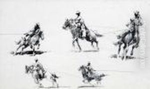 Five Mounted Riders