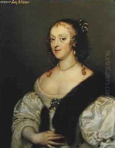 Margaret 1635-1710 wife of 2nd Lord Colepeper by Adriaen Hanneman