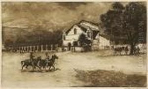 Church At Laguna; Mission San Antonio Depadua, No. 2; Mission Carmel by John Edward Borein
