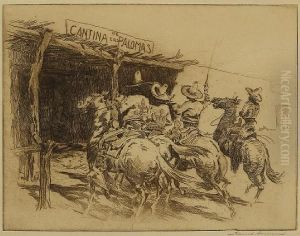 La Cantina De Las Palomas, No. 2 by John Edward Borein