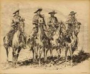 Four Horsemen by John Edward Borein