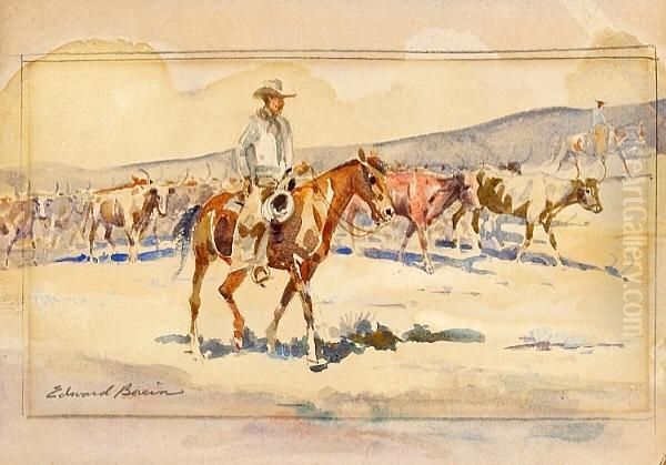 Herding The Longhorns - view 1