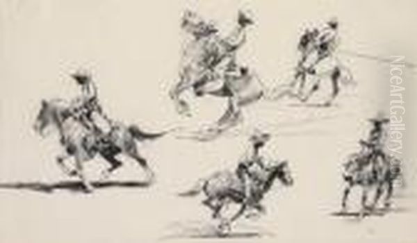Four Riders, One Roper - view 1