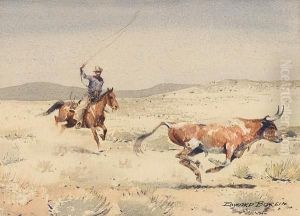 Roping by John Edward Borein