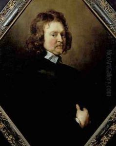 Portrait of Edward Hyde 1609-74 1st Earl of Clarendon by Adriaen Hanneman