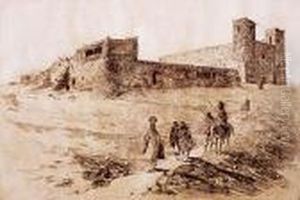 Church At Acoma by John Edward Borein