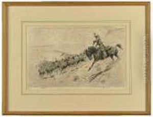 Running Wild Horses by John Edward Borein