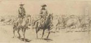 The Round-up by John Edward Borein