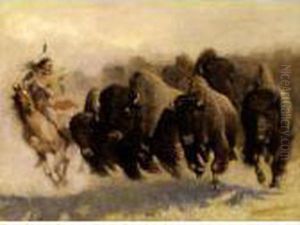 The Buffalo Hunt by John Edward Borein