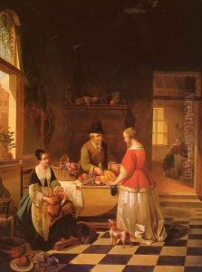 The Fruit Seller by Alexis van Hamme