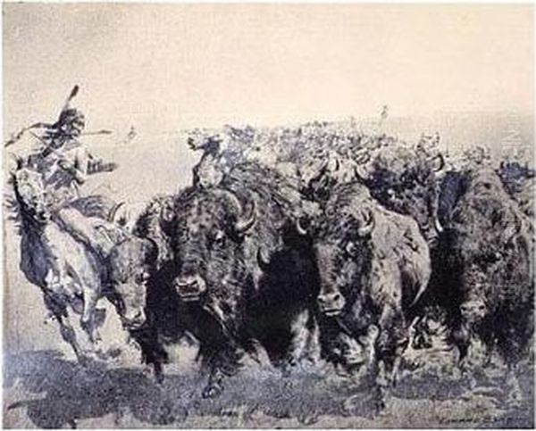 Recto: Signed Edward Borein, L.r. - view 1