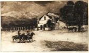 Mission
Signed 'edward Borein' (lower Right) by John Edward Borein