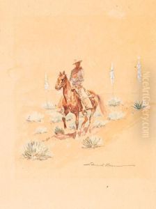 Cowboy On Horseback