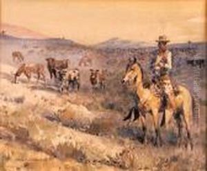 Grazing Cattle by John Edward Borein