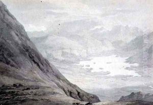 Derwentwater from Skiddaw by Thomas Hearne