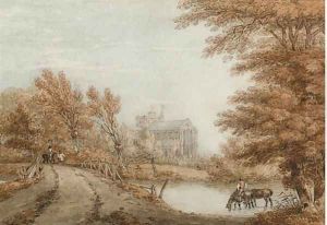 Romsey Abbey, Romsey, Hampshire by Thomas Hearne