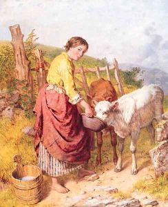 Feeding the Calves by Isaac Henzell
