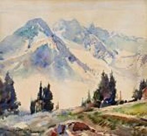 Mt. Anderson, Olympic Mountains,washington by Carl Oscar Borg