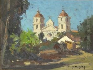 Church; Old Oraibi, Arizona by Carl Oscar Borg