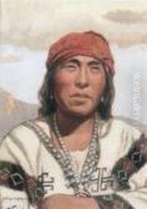 L'indien by Carl Oscar Borg