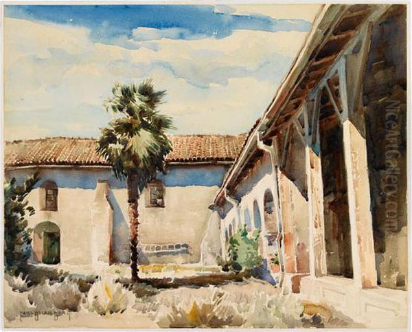 Mission At Santa Ynez, California. - view 1