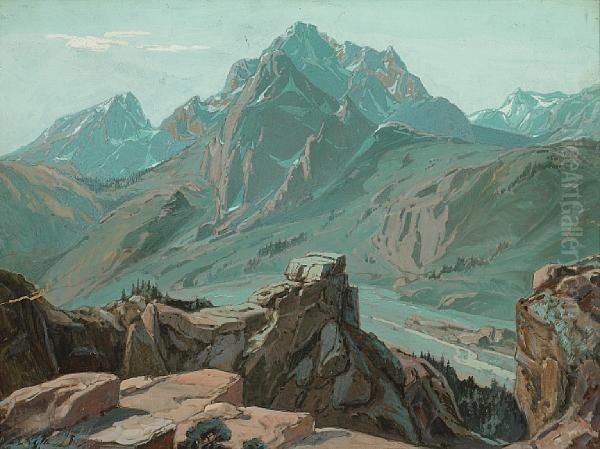 Snow-crowned Peaks - view 1
