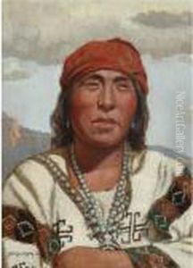 Taos Indian by Carl Oscar Borg