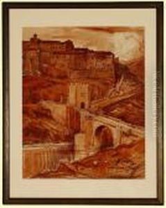 View Of Toledo by Carl Oscar Borg