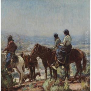 Watching The Race by Carl Oscar Borg