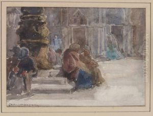 Pa Piazzan Rom by Carl Oscar Borg