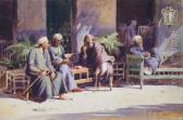 Corner Of An Arabic Cafe, Old Cairo - view 1