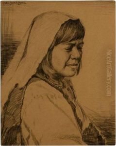 Indian Woman by Carl Oscar Borg