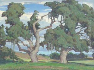 California Oaks by Carl Oscar Borg