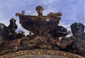Precious Vessels (detail of the ceiling) c. 1680