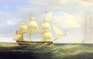 British Sailing Ship by William Huggins