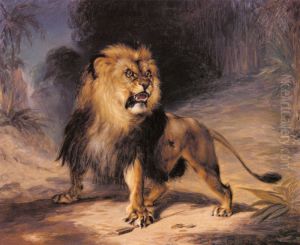 A Lion by William Huggins