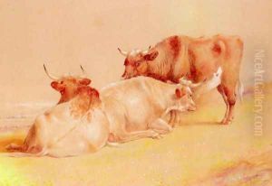 Cattle Resting (1 of 2) by William Huggins