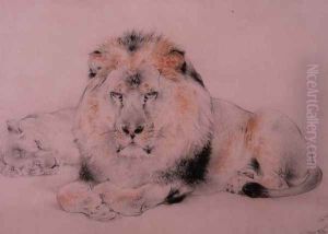 Lion and Lioness by William Huggins
